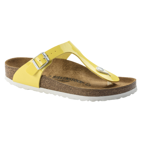 Geltonos spalvos moteriškos šlepetės Birkenstock 1014508