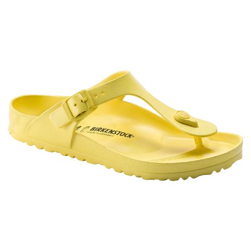 Geltonos spalvos moteriškos šlepetės Birkenstock 1014566