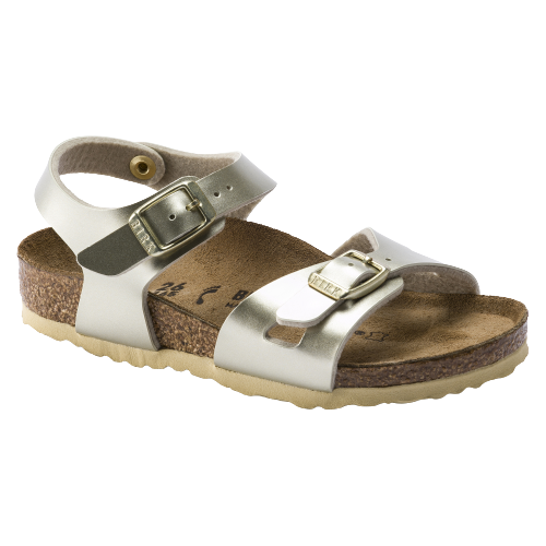 Sidabrinės spalvos vaikiškos basutės Birkenstock 1014829 