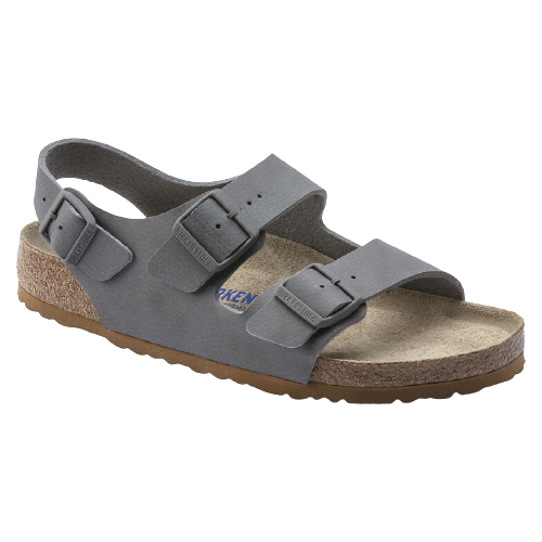 Pilkos spalvos vyriškos basutės Birkenstock 1018840