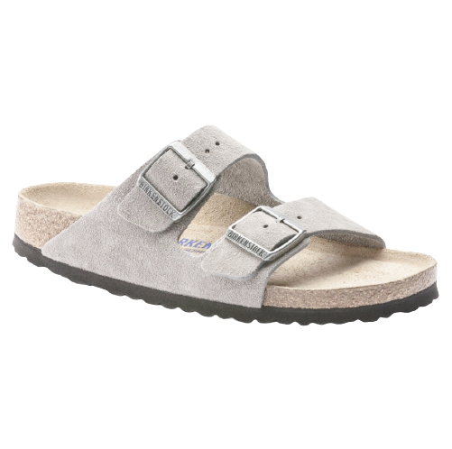 Pilkos spalvos moteriškos šlepetės Birkenstock 1020507