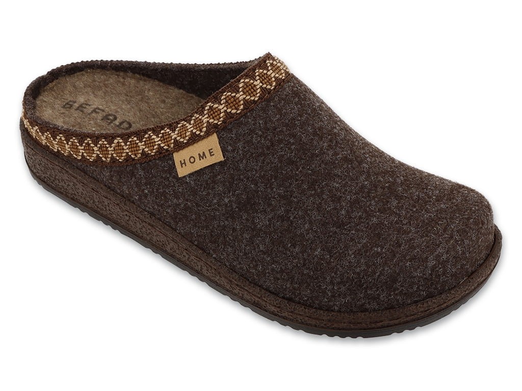 Rudos spalvos moteriškos šlepetės BEFADO 155D182