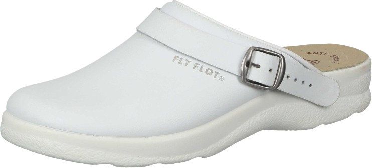 Baltos spalvos ortopedinės šlepetės Fly Flot 320631 