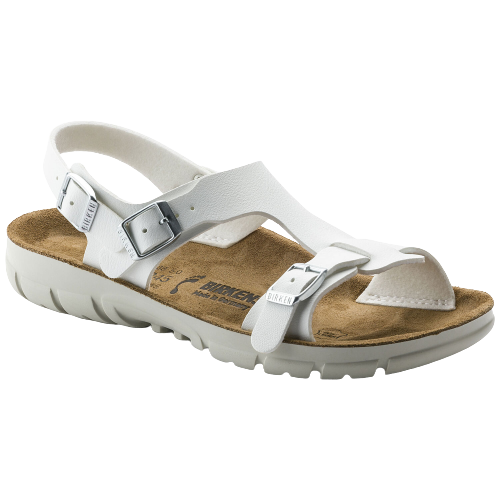 Baltos spalvos moteriškos basutės Birkenstock 0500873