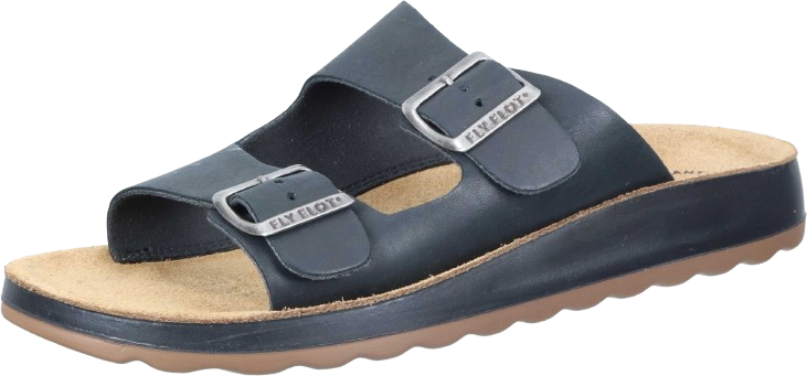 Juodos spalvos vyriškos šlepetės FlyFlot 600059-01