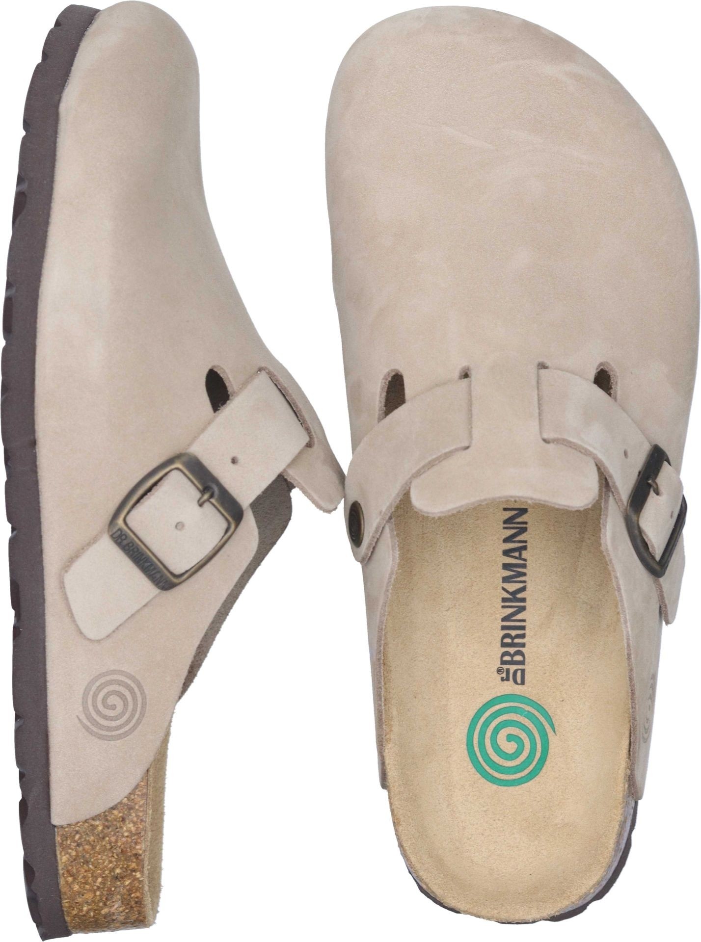 Smėlio spalvos šlepetės Dr. Brinkmann 600177-08 