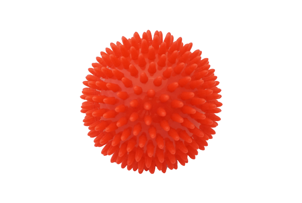 Raudonos spalvos masažo kamuoliukas Kine-MAX PROFESSIONAL MASSAGE BALLS Ø 9 cm 