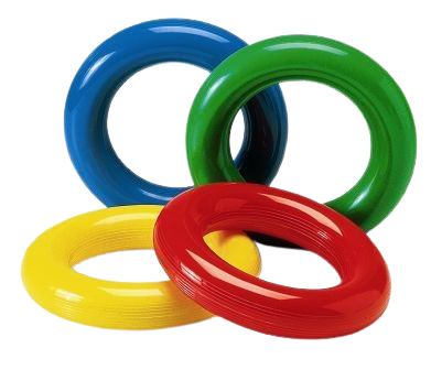  Minkštas mankštos žiedas Gym Ring Ø 18 cm