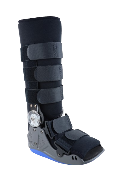 Čiurnos–blauzdos imobilizacinis vaikščiojimo įtvaras su reguliuojamu kampu THUASNE LigaStep ROM Walker