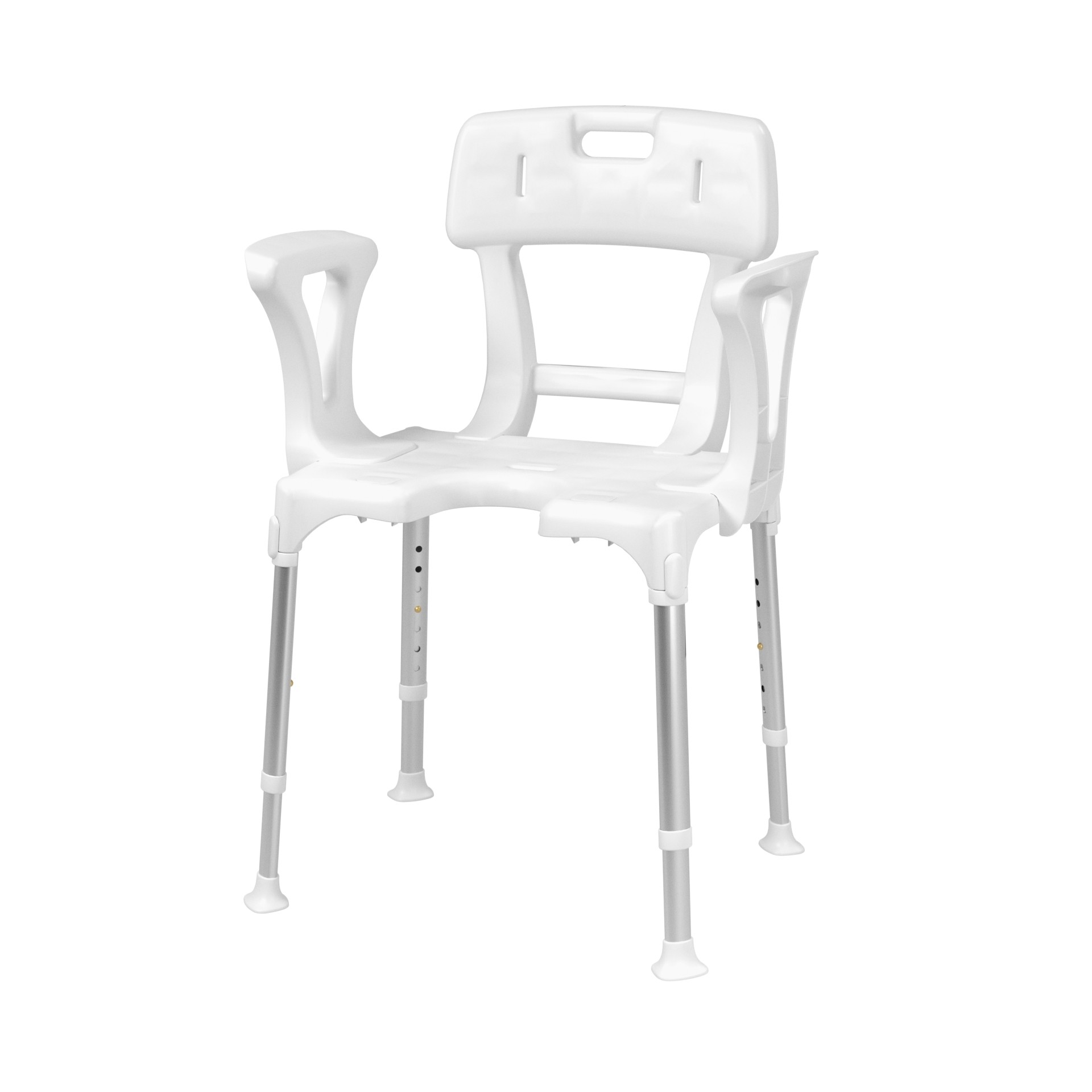 Dušo kėdė su nugaros ir rankų atramomis Kid-man DUSIS