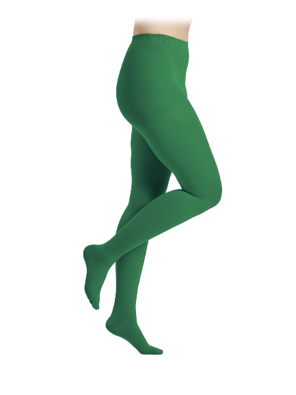 Žalios spalvos 2 k.k. pėdkelnės moterims MAGIC COLORS by Sigvaris
