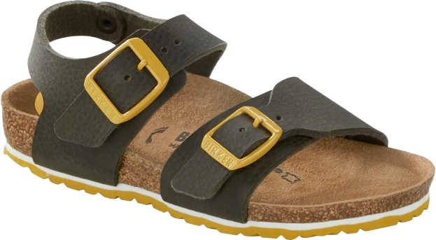 Chaki spalvos vaikiškos basutės Birkenstock 1015754