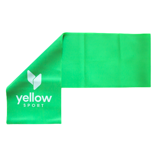 Žalios spalvos treniruočių guma YellowFlat