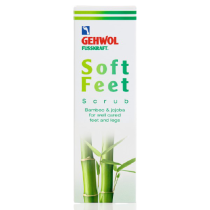 Šveičiamasis kremas su bambukų pudra GEHWOL FUSSKRAFT Soft Feet Scrub