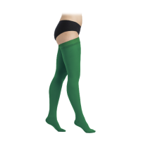 Žalios spalvos 2 k.k. kojinės iki šlaunies viršaus moterims MAGIC COLORS by Sigvaris