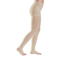 Kompresinės pėdkelnės su atvira pirštų dalimi SIGVARIS Style SEMITRANSPARENT, 1.k.k.