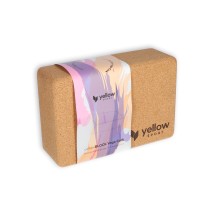 YellowBLOCK Yoga Cork jogai skirta kaladėlė