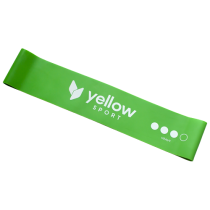 Žalios spalvos treniruočių guma-kilpa YellowLoop