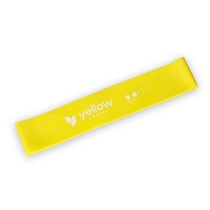 Guma mankštai yellowLOOP Band – geltona , pasipriešinimas 5–10 kg.