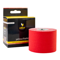 Raudonos spalvos kinezioteipas YellowTape 