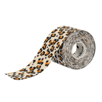 KinezioteipasYellowTAPE-leopardas, 5cm x 5cm