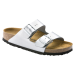 Sidabro spalvos moteriškos šlepetės Birkenstock 1012282 