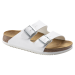 Baltos spalvos moteriškos šlepetės Birkenstock 1018220