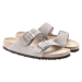 Pilkos spalvos moteriškos šlepetės Birkenstock 1020507