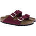 Tamsiai raudonos spalvos moteriškos šlepetės Birkenstock 1020631