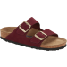 Tamsiai raudonos spalvos moteriškos šlepetės Birkenstock 1020631