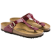 Blizgančios raudonos spalvos moteriškos šlepetės Birkenstock 1013629 