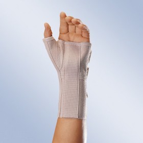 Wrist support with palm and thumb splint MFP-80